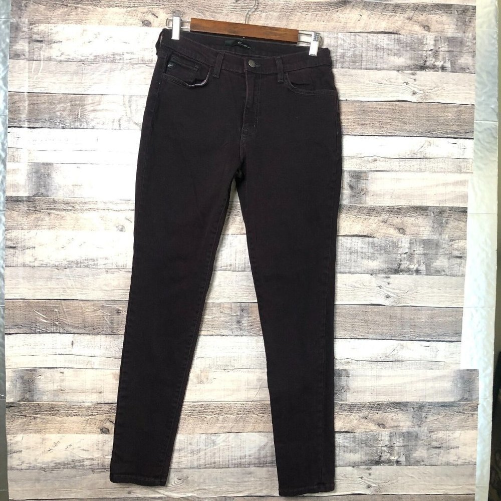 Kancan Women's Purple Dark Wash Skinny Denim Jeans Size 28